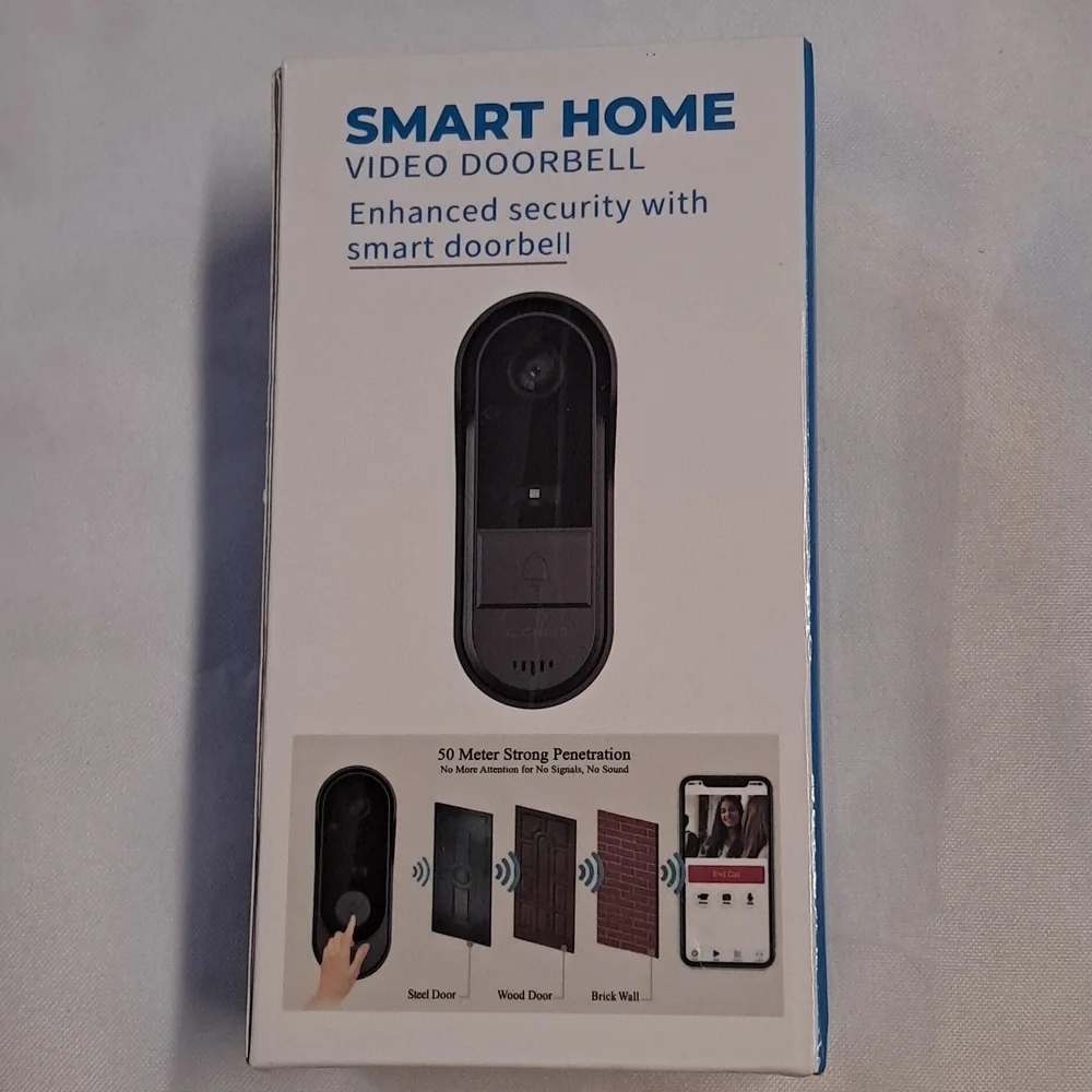 NWT Smart Home Video Doorbell Enhanced Security With Smart Doorbell